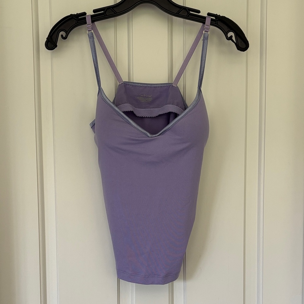 Lilac Camisole Top with Built in Bra 36B/C cup Medium
